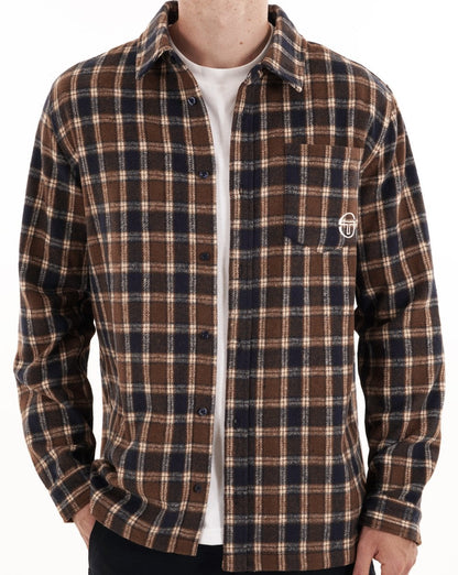 Sergio Tacchini Marcus-Karohemd, Marineblau