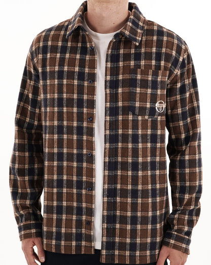 Sergio Tacchini Marcus-Karohemd, Marineblau