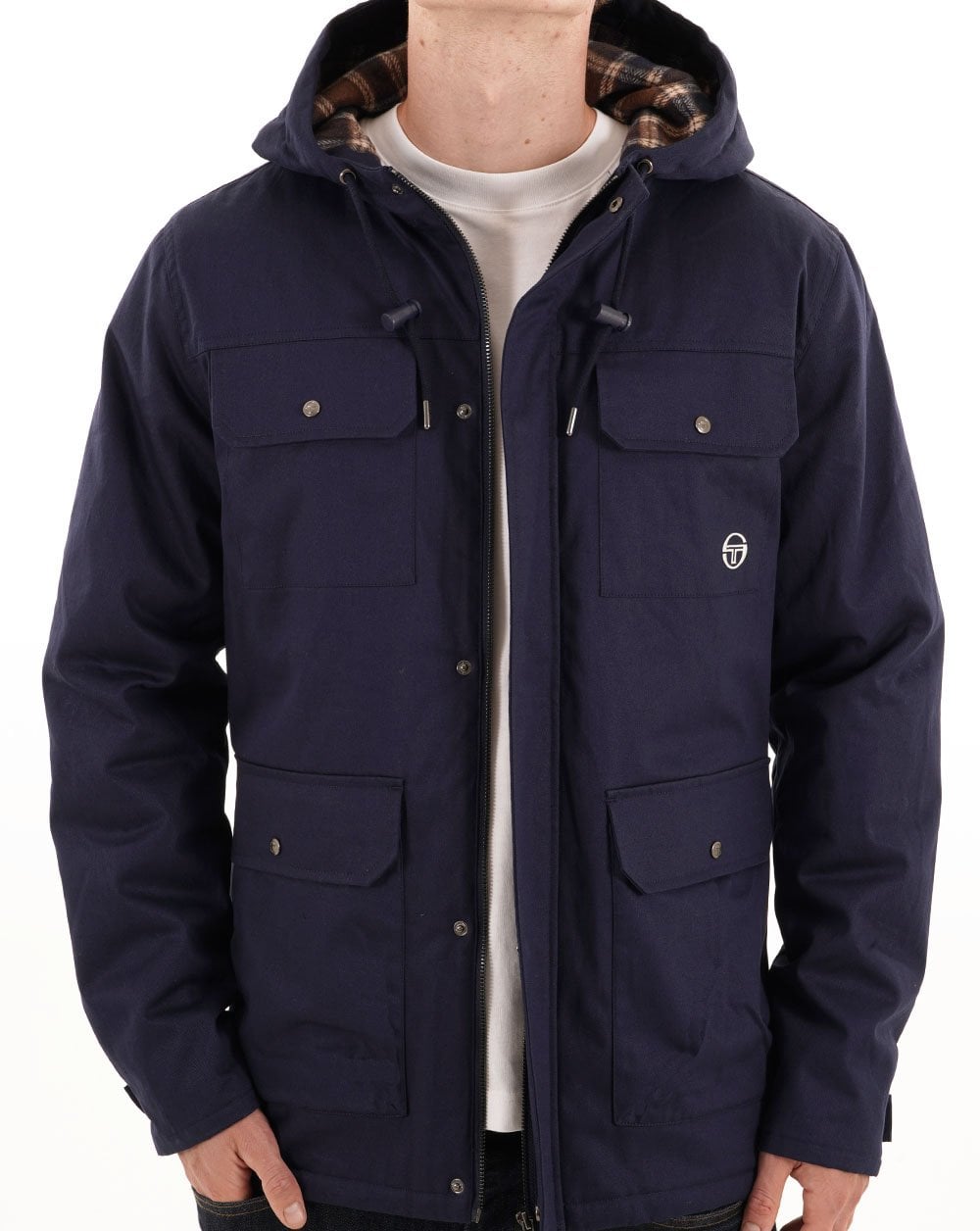 Sergio Tacchini Steppjacke Marineblau