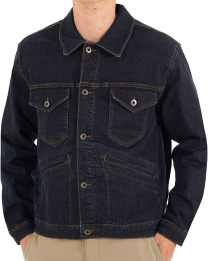 Hübsche grüne Parthian-Jeansjacke blau