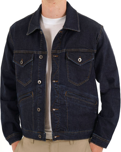 Hübsche grüne Parthian-Jeansjacke blau