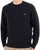 Lacoste Cable Knit Carded Wool Jumper Navy