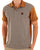 Trojan Houndstooth Panel Polo Tan