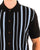 Ben Sherman Button Through Stripe Polo Black