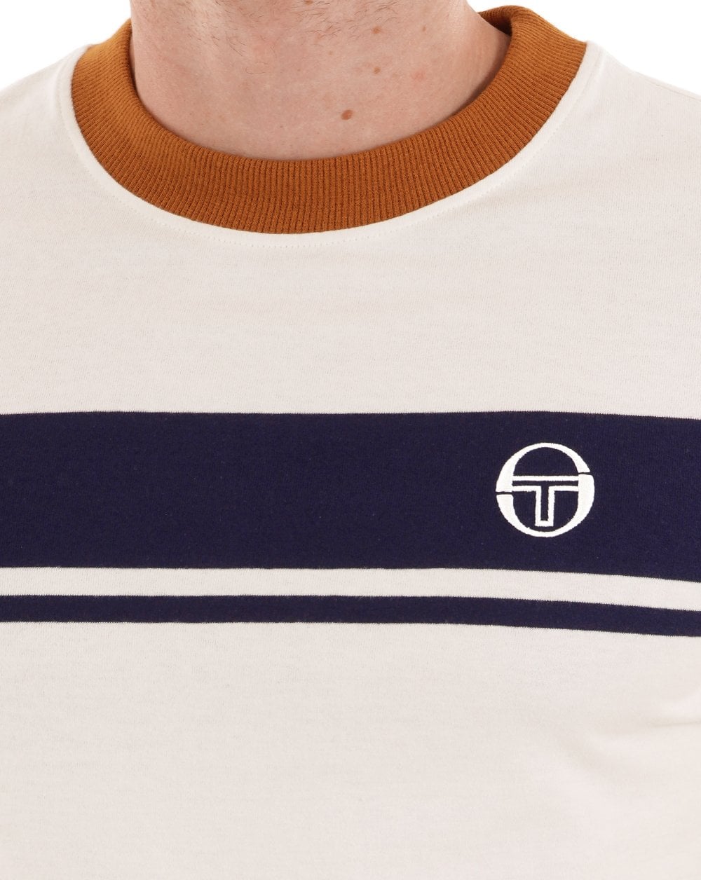 Sergio Tacchini Masters T-Shirt Gardenia Navy