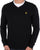 Lyle & Scott Cotton Merino V Neck Jumper Jet Black