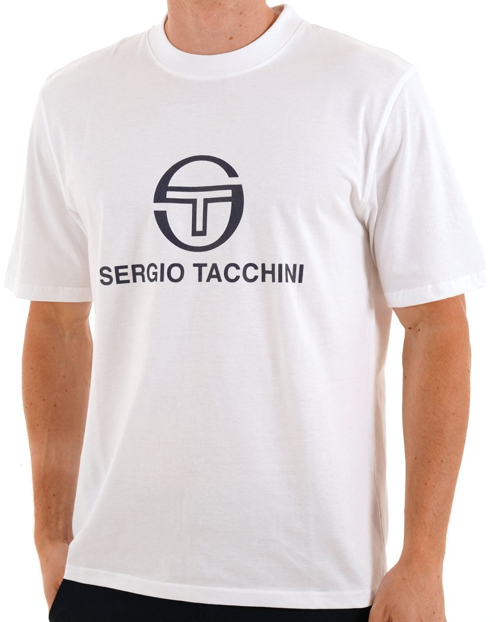 Sergio Tacchini Bari T-Shirt Weiß/Marineblau