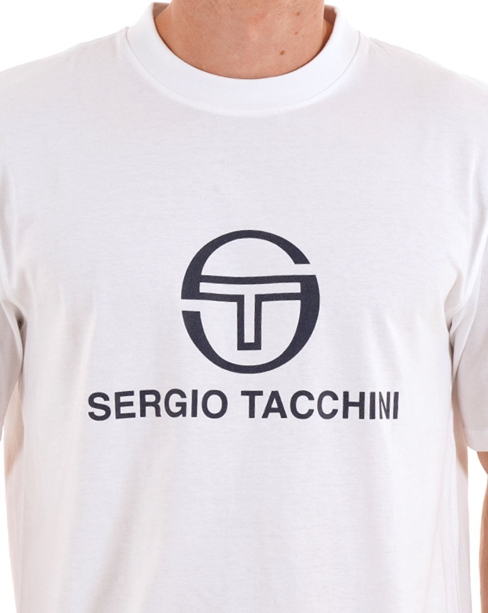 Sergio Tacchini Bari T-Shirt Weiß/Marineblau