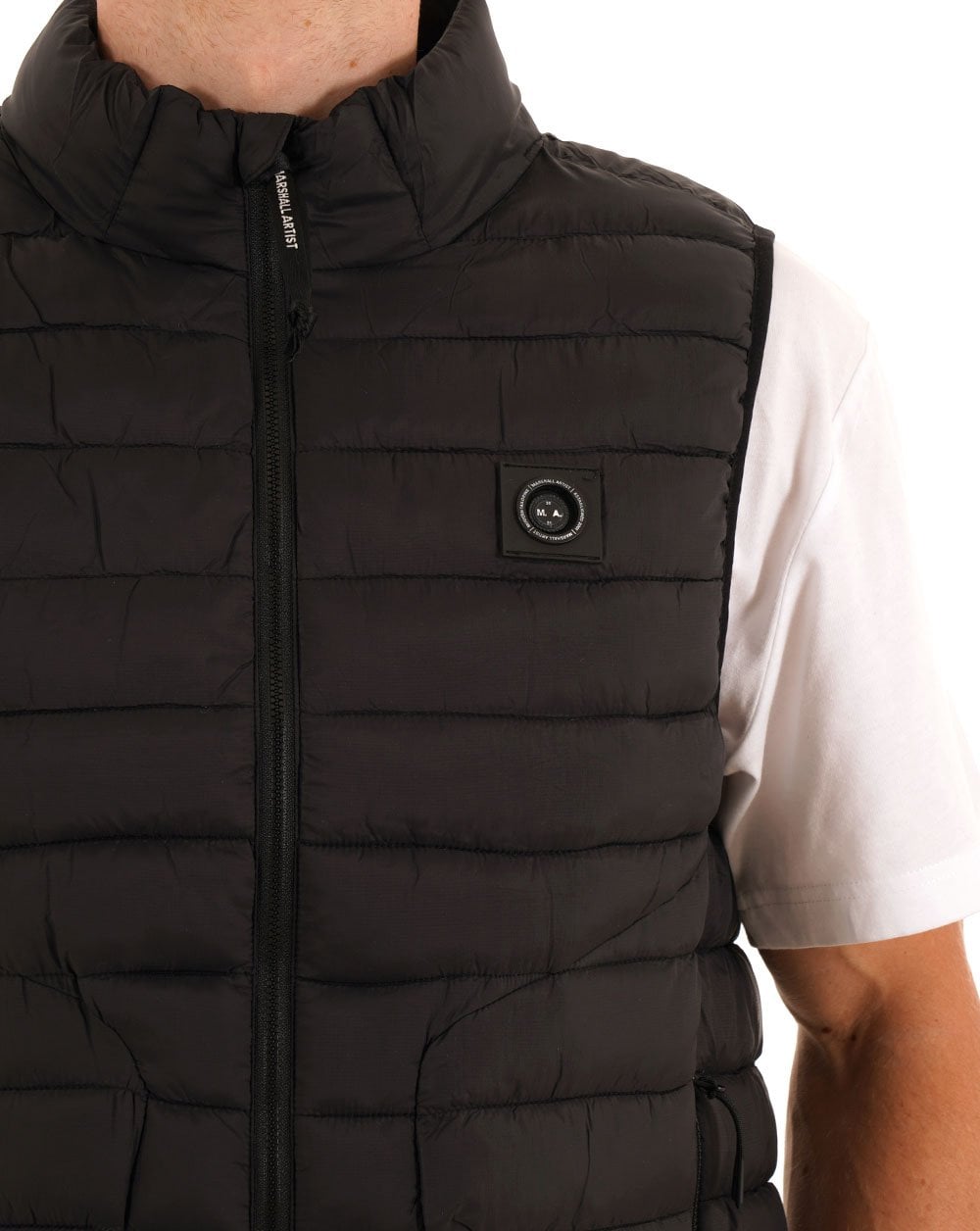 Marshall Artist Oakdale Bubble Vest Schwarz