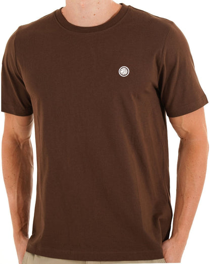 Hübsches grünes Mitchell T-Shirt, schokoladenbraun