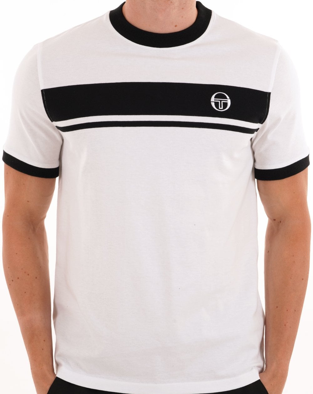 Sergio Tacchini Masters T-Shirt Weiß/Schwarz