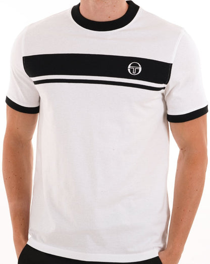 Sergio Tacchini Masters T-Shirt Weiß/Schwarz