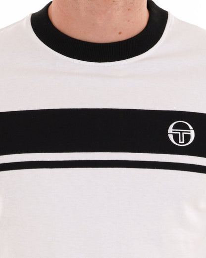 Sergio Tacchini Masters T-Shirt Weiß/Schwarz