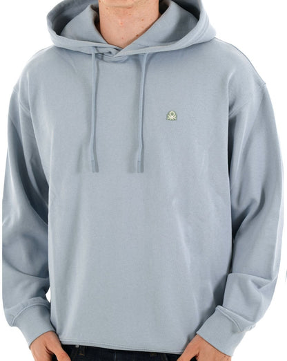 Benetton Kapuzenpullover, Hellblau