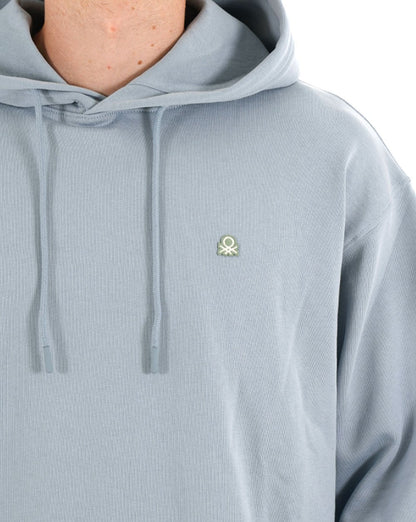 Benetton Kapuzenpullover, Hellblau