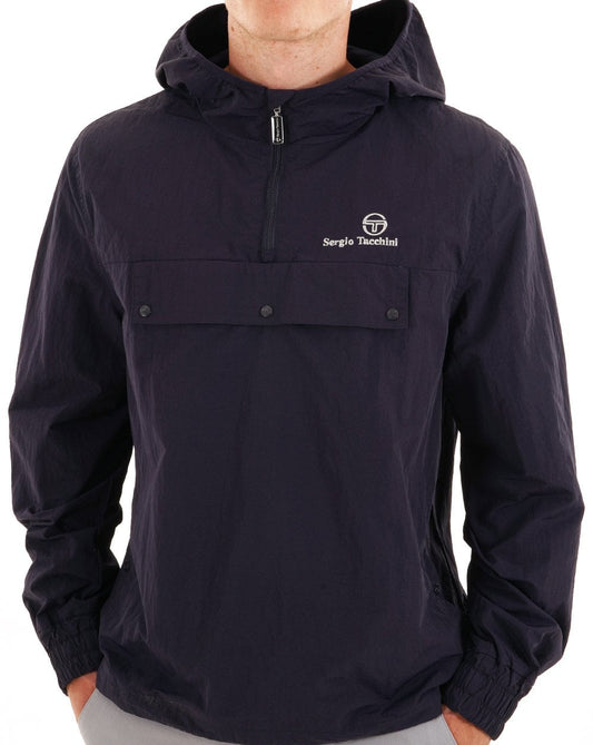 Sergio Tacchini Overhead Jacket Navy Blue