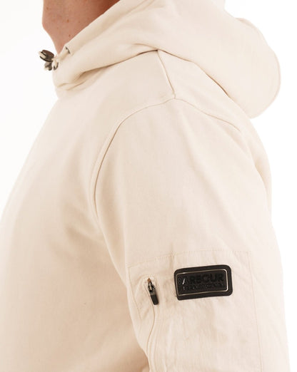 Barbour International Ewan Hoodie, Flüsterweiß