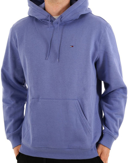 Tommy Jeans Hoodie mit Flaggenaufnäher, Softsapphire