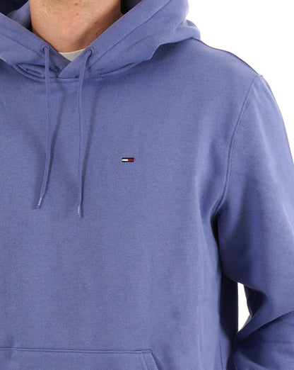 Tommy Jeans Hoodie mit Flaggenaufnäher, Softsapphire