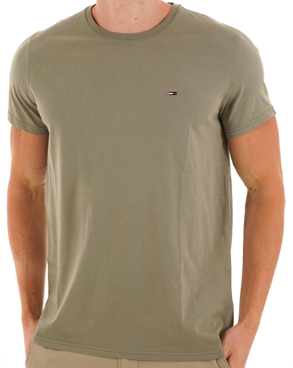 Tommy Jeans Slim Fit T-Shirt Utility Sage