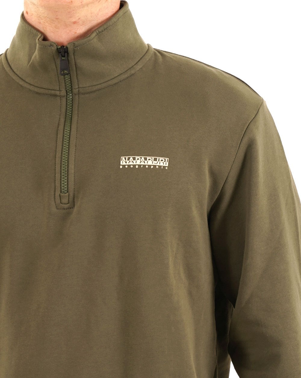 Napapijri Small Box Half Zip Sweatshirt Grün
