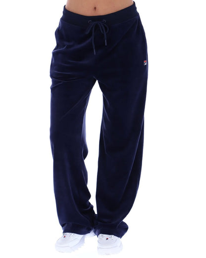Fila Vintage Isabella Velours-Trainingshose Marineblau