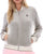 Fila Vintage Jenesis Velour Track Top Vintage Grey/Gardenia