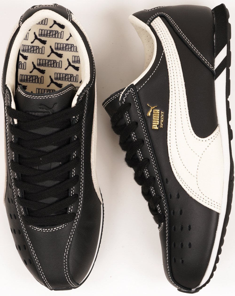 Puma Sprint Sneaker Schwarz/Whisper White