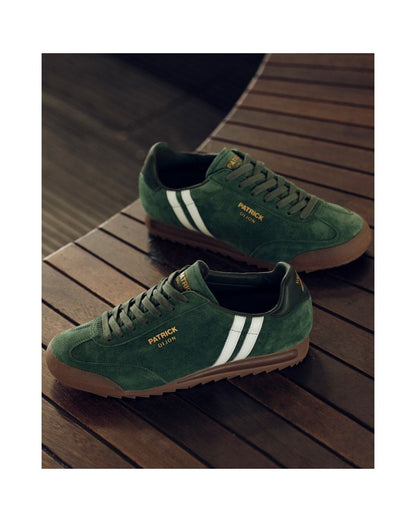 Patrick Dijon Sneaker Dunkelgrün / Cremeweiß
