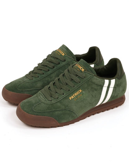 Patrick Dijon Sneaker Dunkelgrün / Cremeweiß
