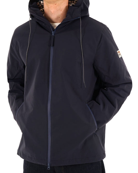 Aquascutum Aquascutum Wattierte Mid-Jacke Marineblau