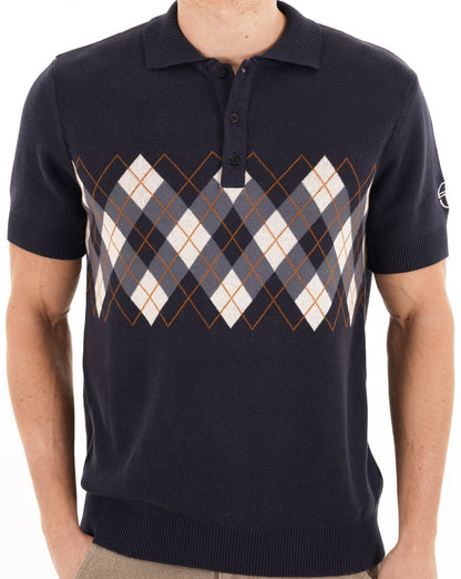 Sergio Tacchini Carezza Strickpolo Marineblau