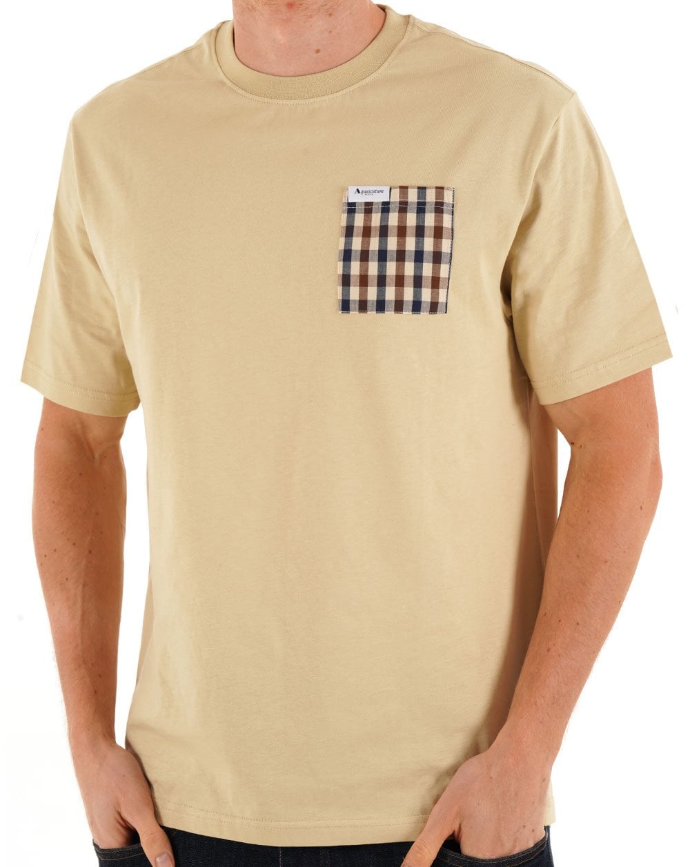Aquascutum Iconic Pocket T-shirt Sand