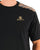 Aquascutum Check Shoulder T-shirt Black