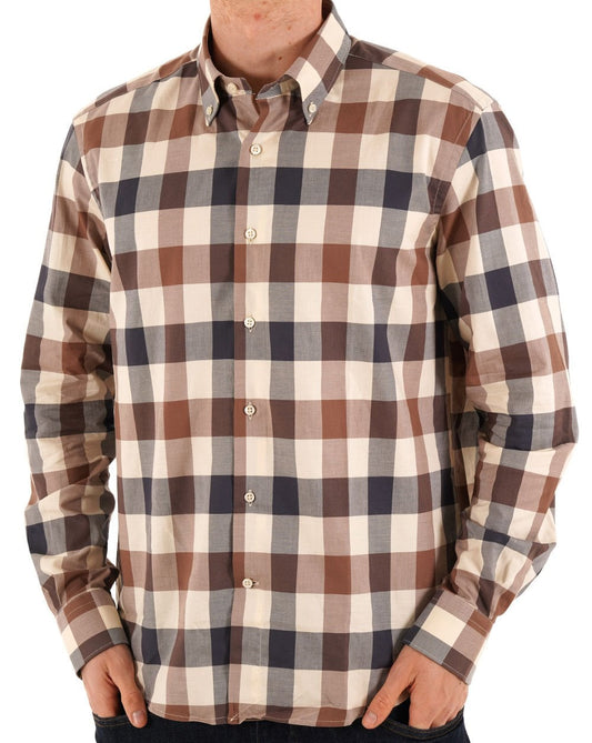 Aquascutum Aquascutum Iconic Macro Shirt Check