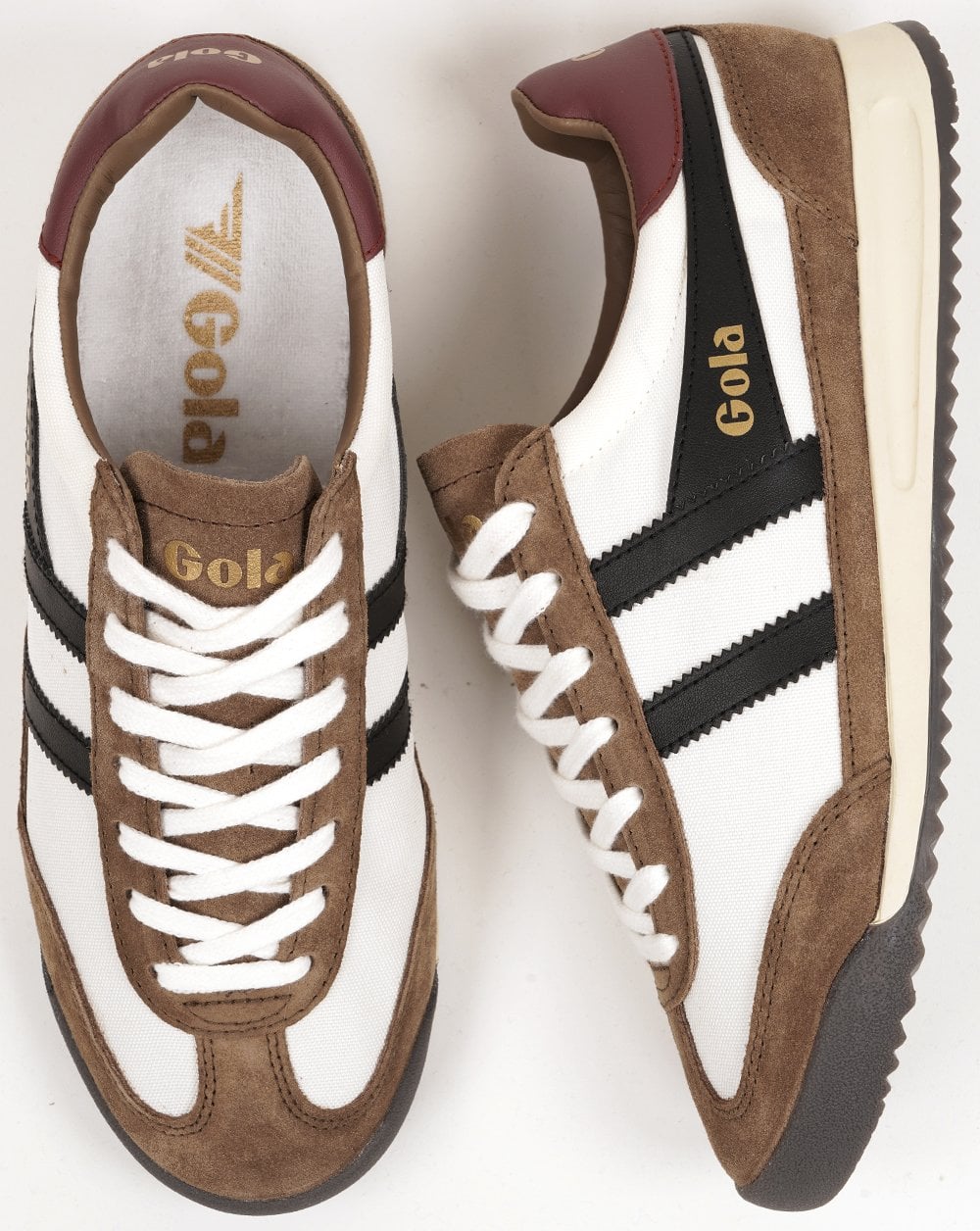 Gola Tornado Trainer Off White Tobacco Black