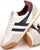 Gola Europa Leather Trainers Off White/Navy/Deep Red