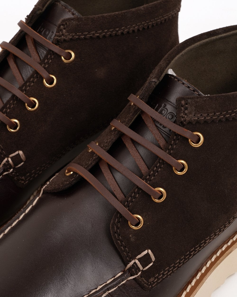 Barbour Hadston Chukka Boot Dark Brown