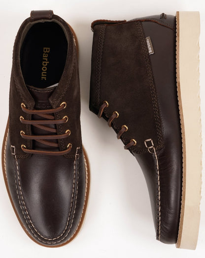 Barbour Hadston Chukka Boot Dunkelbraun