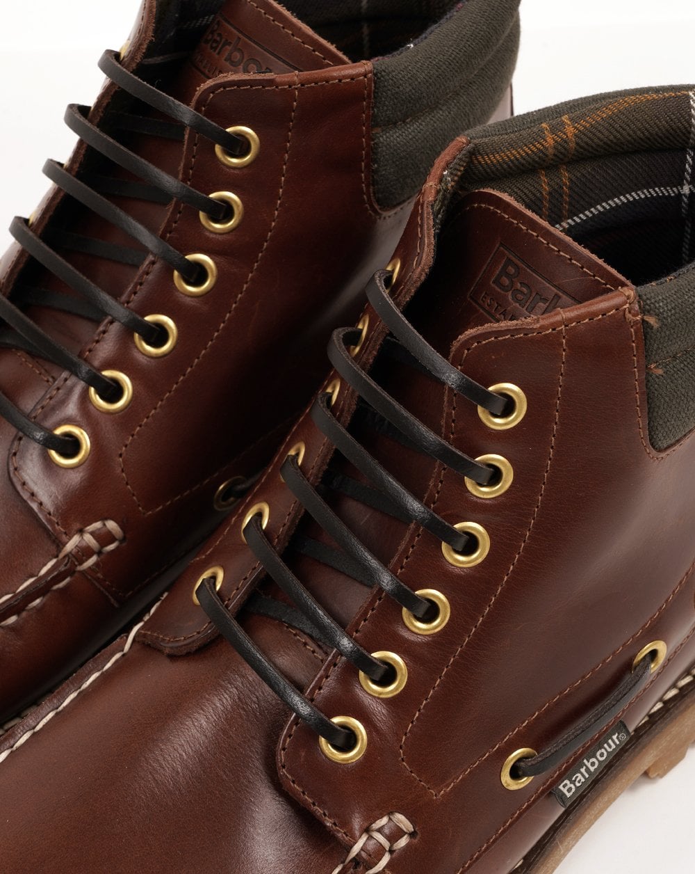 Barbour Tiller Mokassin-Stiefel Mahagoni