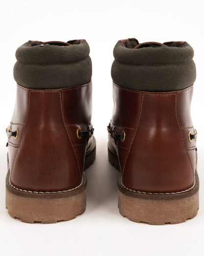Barbour Tiller Mokassin-Stiefel Mahagoni