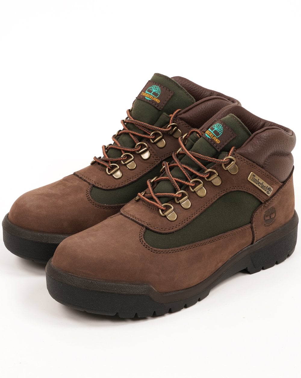 Timberland wasserdichte Feldstiefel in Schokolade