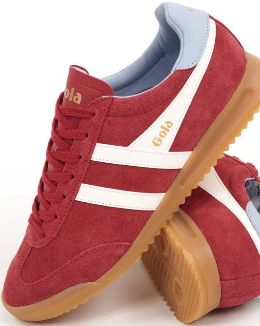 Gola Torpedo Damen-Sneaker Rot/Off-White/Air