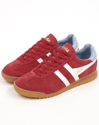 Gola Torpedo Damen-Sneaker Rot/Off-White/Air