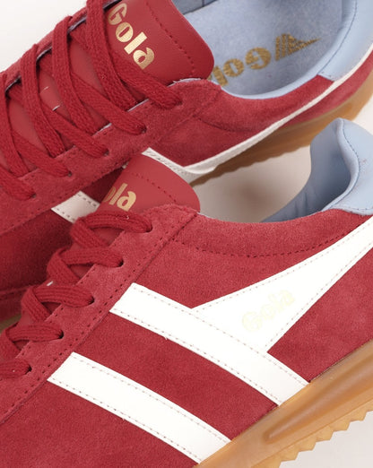 Gola Torpedo Damen-Sneaker Rot/Off-White/Air