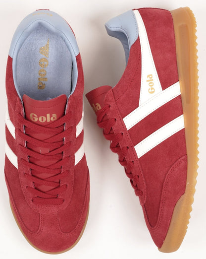 Gola Torpedo Damen-Sneaker Rot/Off-White/Air