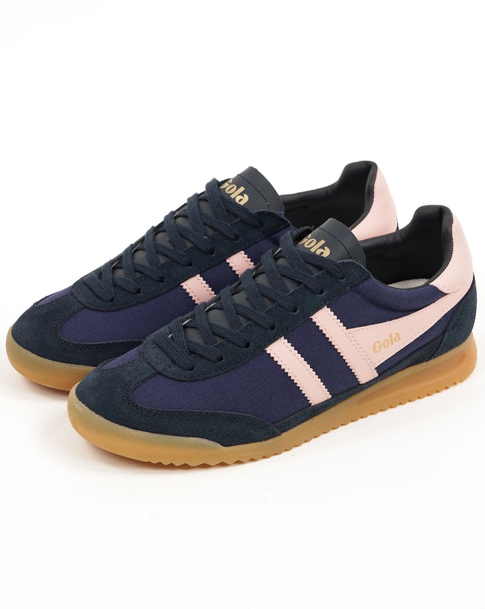 Gola Damen-Sneaker Tornado, Marineblau/Kreiderosa