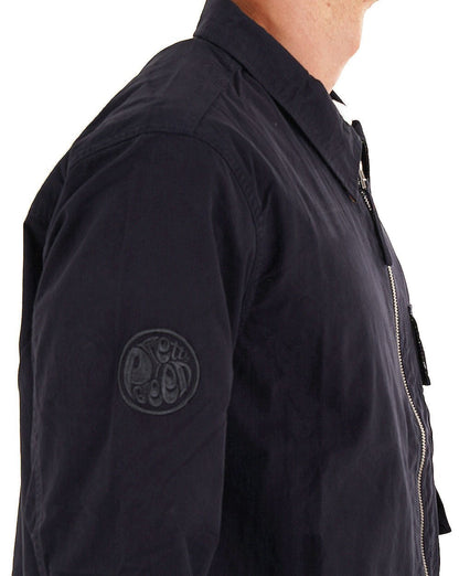 Hübsches grünes Feltham-Overshirt in Marineblau
