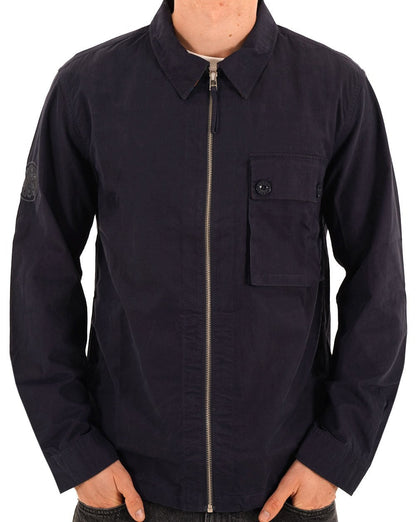 Hübsches grünes Feltham-Overshirt in Marineblau