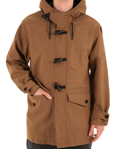 Hübscher grüner Randolph-Dufflecoat, hellbraun